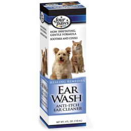 Four Paws Healthy Promise Pet Ear Wash for Dogs and Cats