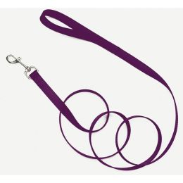 Coastal Single-Ply Nylon Dog Leash Purple 3/4 in x 6 ft