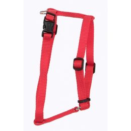 Coastal Standard Adjustable Nylon Dog Harness Red Small 5/8 in x 14-24 in