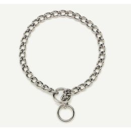 Titan Chain Training Dog Collar Heavy Nickel, Chrome 3 mm x 18 in