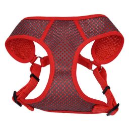 Comfort Soft Sport Wrap Adjustable Dog Harness Grey, Red Small 5/8 in x 19-23 in