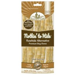 Fieldcrest Farms Nothin' to Hide Peanut Butter Twist Sticks Dog Treat 10 Pack