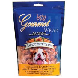 Loving Pets Gourmet Wraps Carrot Wrapped with Chicken Dog Treat 6 oz