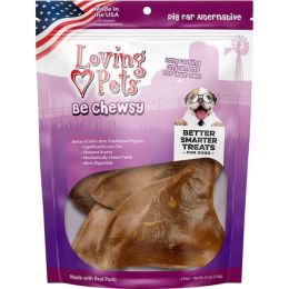 Loving Pets Be Chewsy Pig Ear Dog Treat 1ea/4 pk