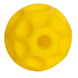 Starmark Treat Dispensing Tetraflex Dog Toy Yellow, 1ea/LG