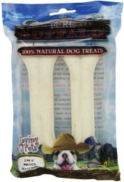 Loving Pets Pure Buffalo Dog Treats - Pressed Bully Bone (size: 6" Bones (2 Pack))